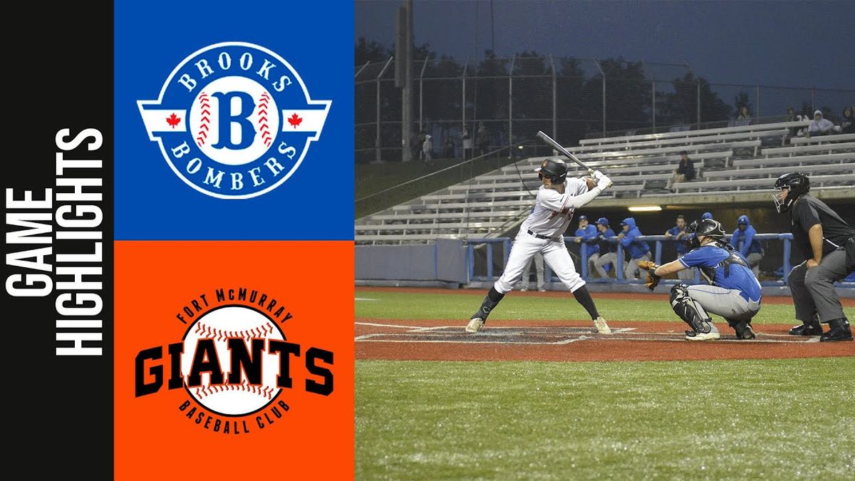 Brooks Bombers at Fort McMurray Giants, 31 July | Event in Fort McMurray | AllEvents