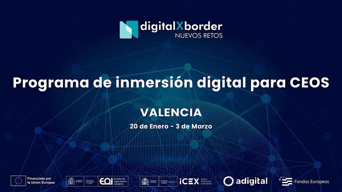 Programa DigitalXBorder Valencia - 7 Jornadas, 20 January | Event in València | AllEvents
