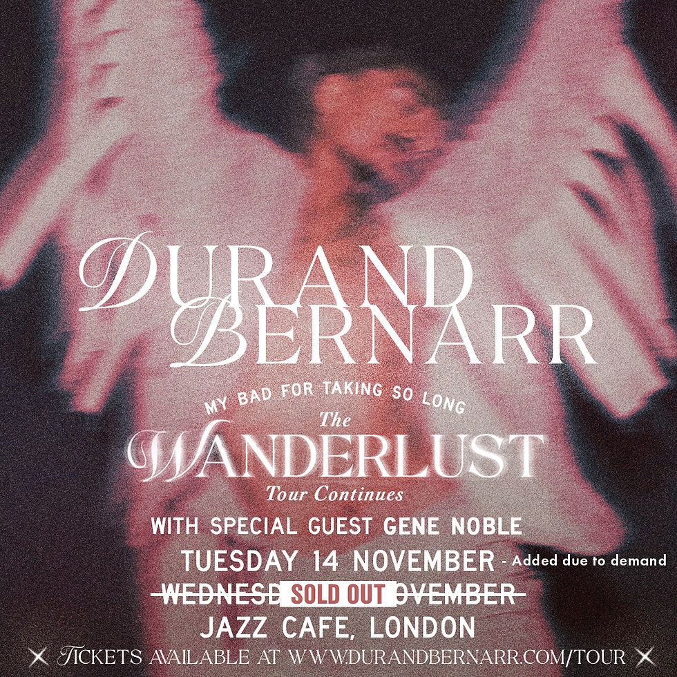 Durand Bernarr at Union Transfer, 14 May | Event in Philadelphia | AllEvents