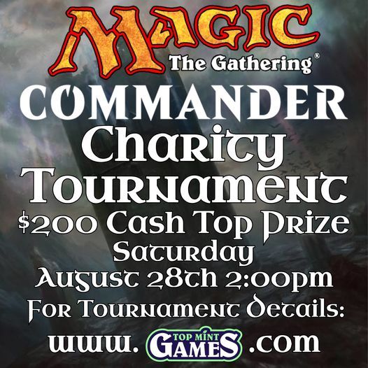 Magic The Gathering Commander Charity Tournament The Hive Comics Odessa August 28 2021 Allevents In Magic The Gathering Events In Sacramento 2022