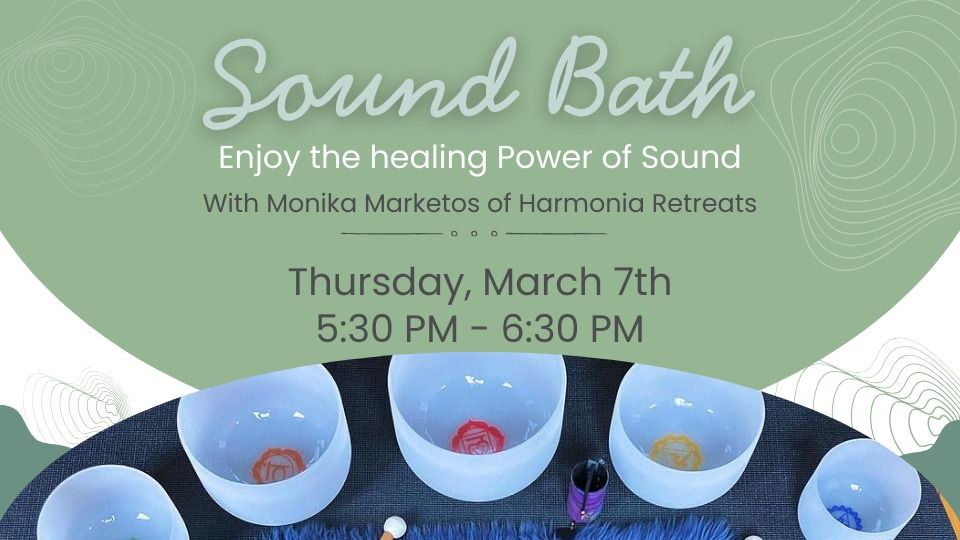 Sound Bath with Monika, March 7, 81 Norwich Westerly Rd, North ...