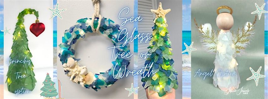 Sea glass tree or wreath workshop at Moonstone Art Studio, 9 December | Event in Warwick | AllEvents