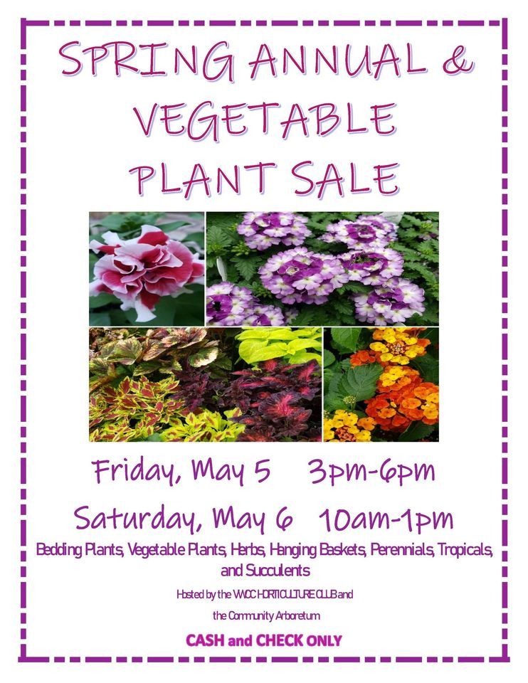 Spring Bedding and Vegetable Plant Sale, The Community Arboretum at