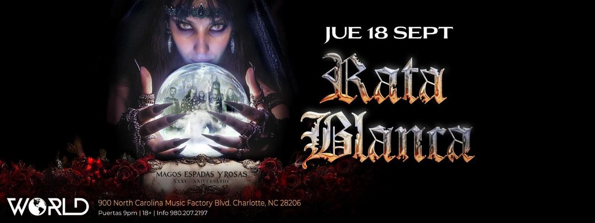 RATA BLANCA EN CHARLOTTE, 18 September | Event in Charlotte | AllEvents