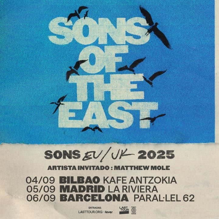 Sons of the East en Kafe Antzokia, Bilbao 2025 in Bilbao, 4 September | Event in Bilbao | AllEvents