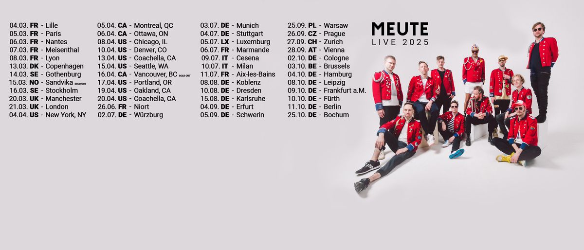 MEUTE in Schwerin, 5 September | Event in Schwerin | AllEvents