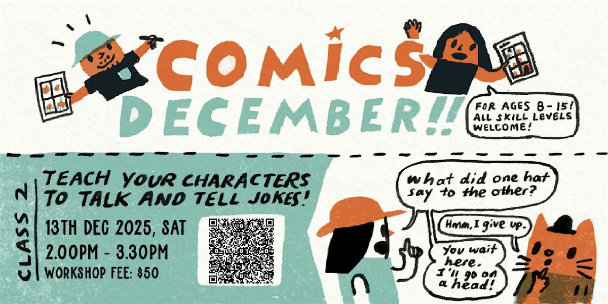 Teach Your Characters to Talk and Tell Jokes!, 13 December | Event in Singapore | AllEvents