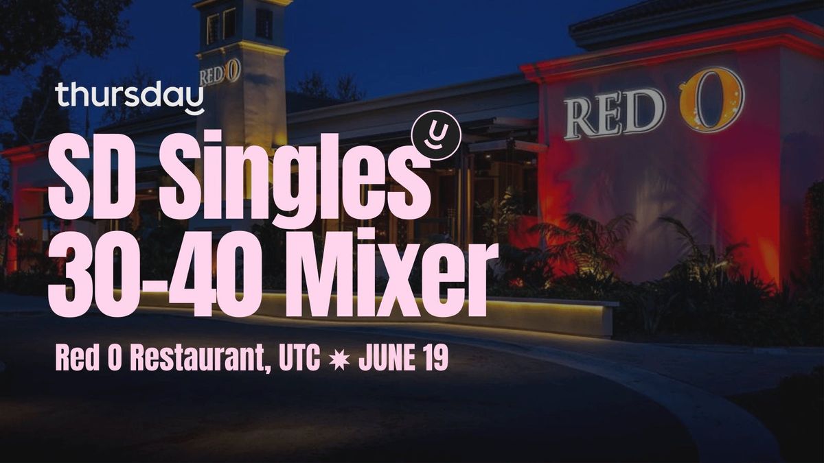 Thursday | Red O (30-40) | San Diego, 20 June | Event in Sorrento Mesa | AllEvents