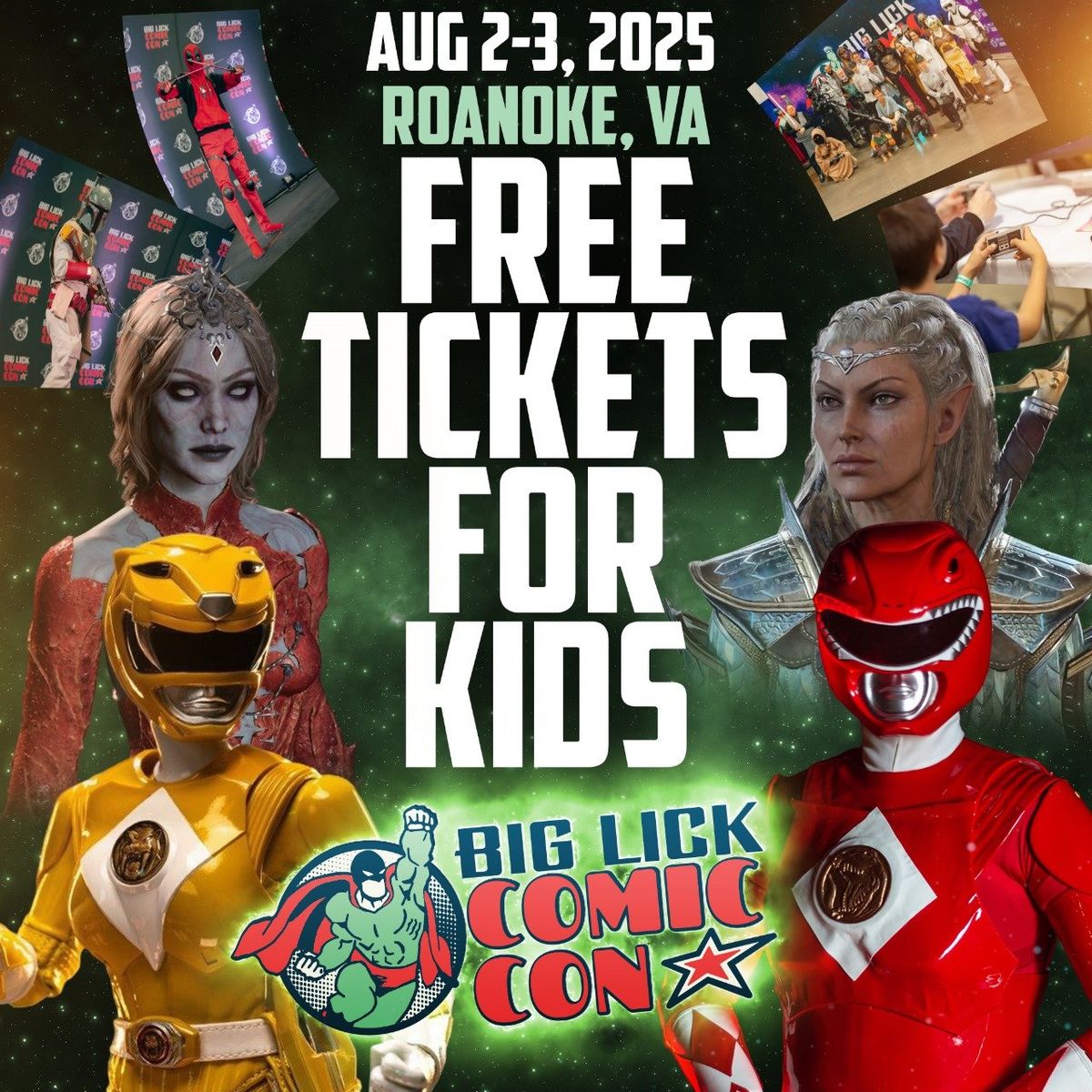 Big Lick Comic-Con - Sunday at Berglund Center, 3 August | Event in Roanoke | AllEvents