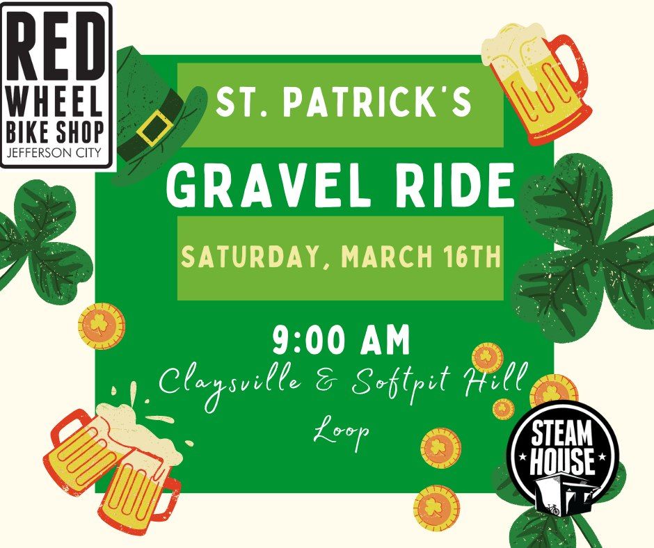 St. Patricks Gravel Ride , Red Wheel Bike Shop, Jefferson City, MO, 16