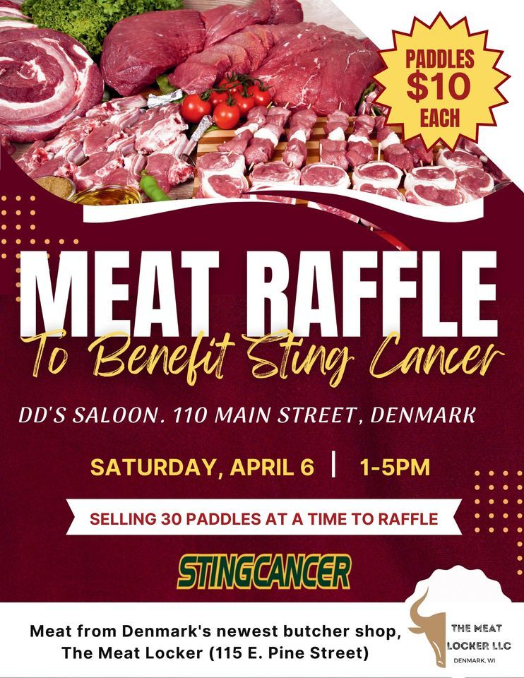 Meat Raffle to Benefit Sting Cancer , 110 E. Main Street, Denmark, WI ...