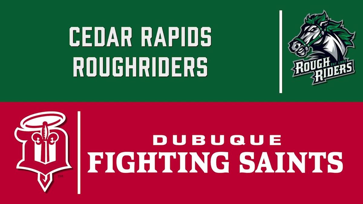 Cedar Rapids RoughRiders at Dubuque Fighting Saints at ImOn Arena, 6 December | Event in Dubuque | AllEvents