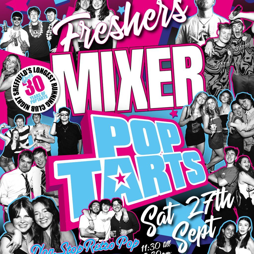 Pop Tarts: Freshers Mixer, 27 September | Event in Sheffield | AllEvents