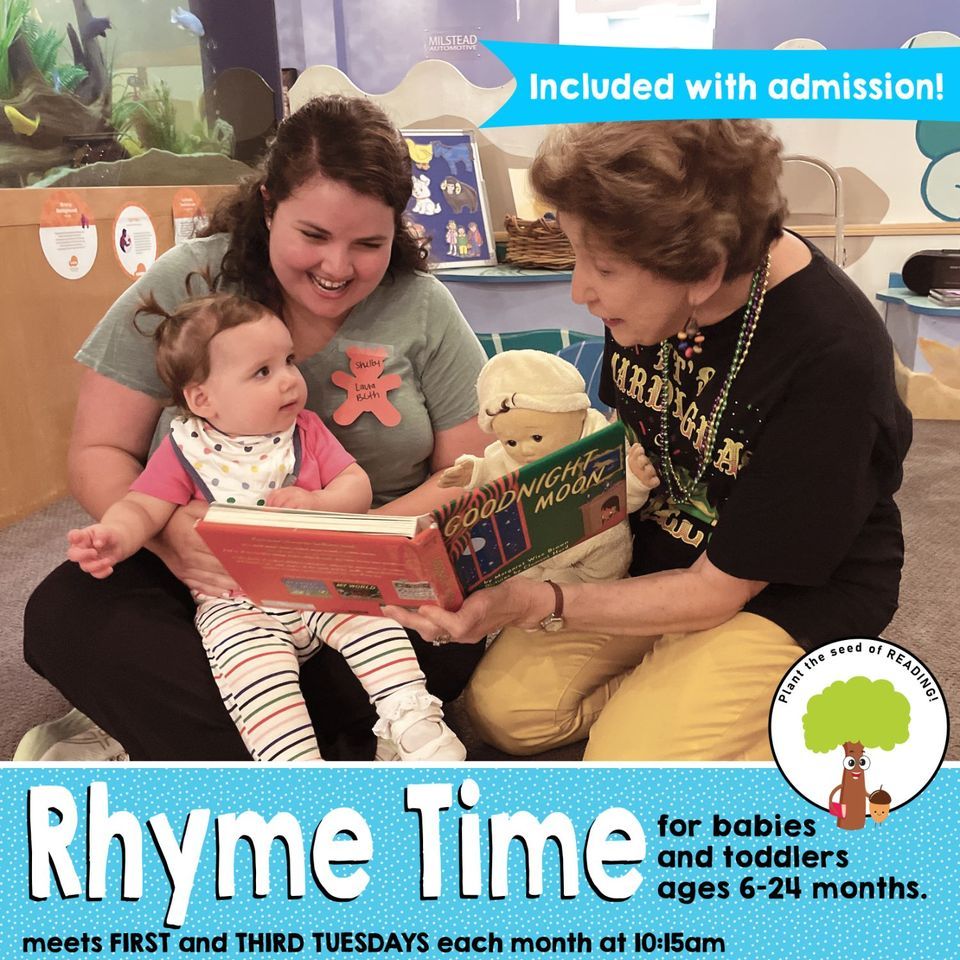 Rhyme Time for babies and toddlers 624 months, The Woodlands Children