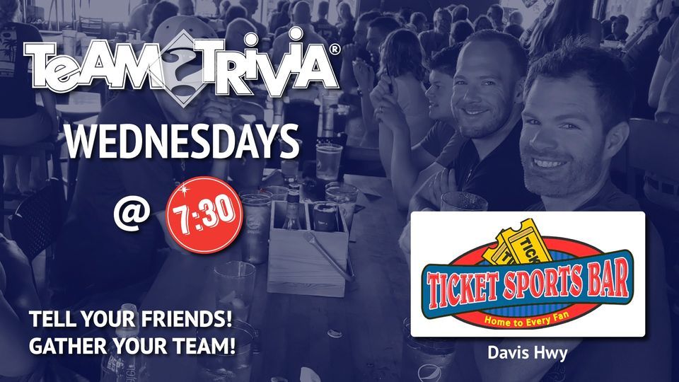 Team Trivia at Ticket Sports Bar 1, The Ticket Sports Bar 1, Pensacola
