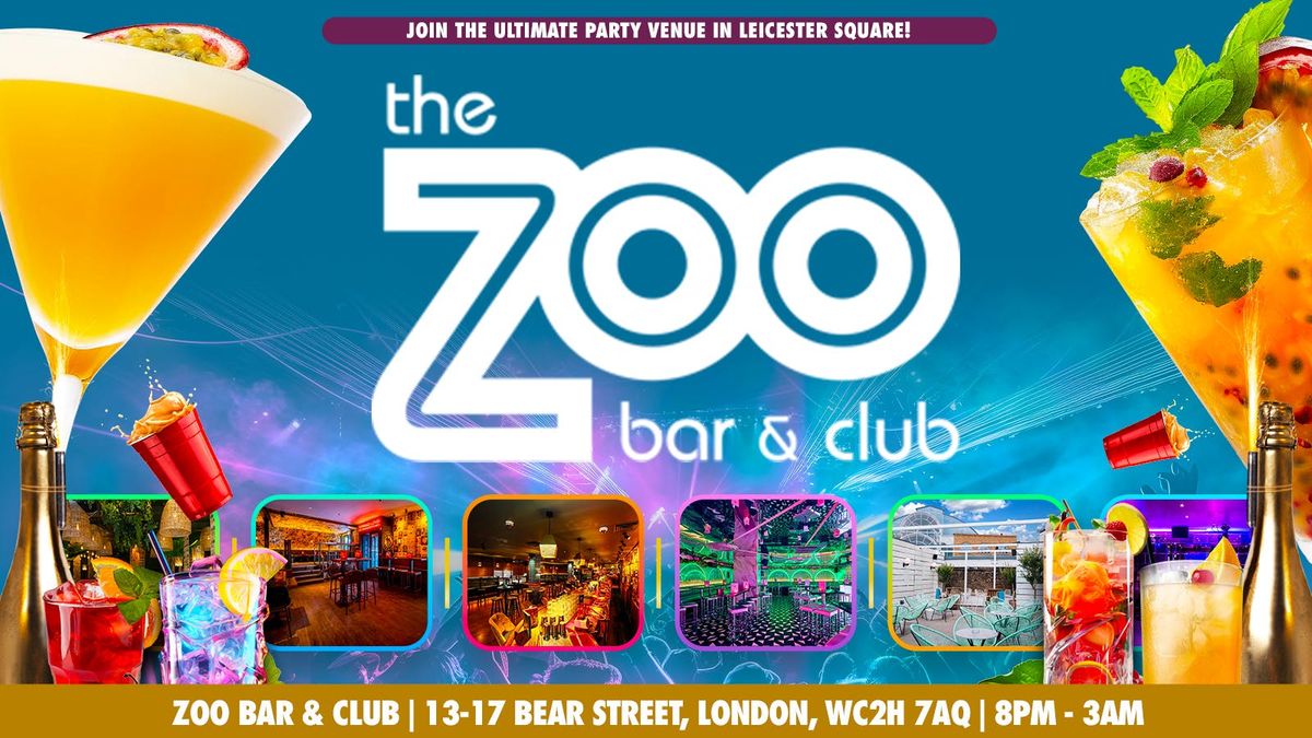 ZOO BAR Every Wednesday // Zoo Bar &amp; Club // Commercial, Hip-Hop, R&amp;B, 3 September | AllEvents