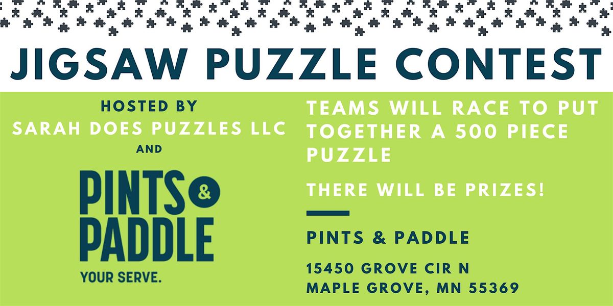 Team Jigsaw Puzzle Contest at Pints and Paddle - February 2026, 1 February | Event in Maple Grove | AllEvents