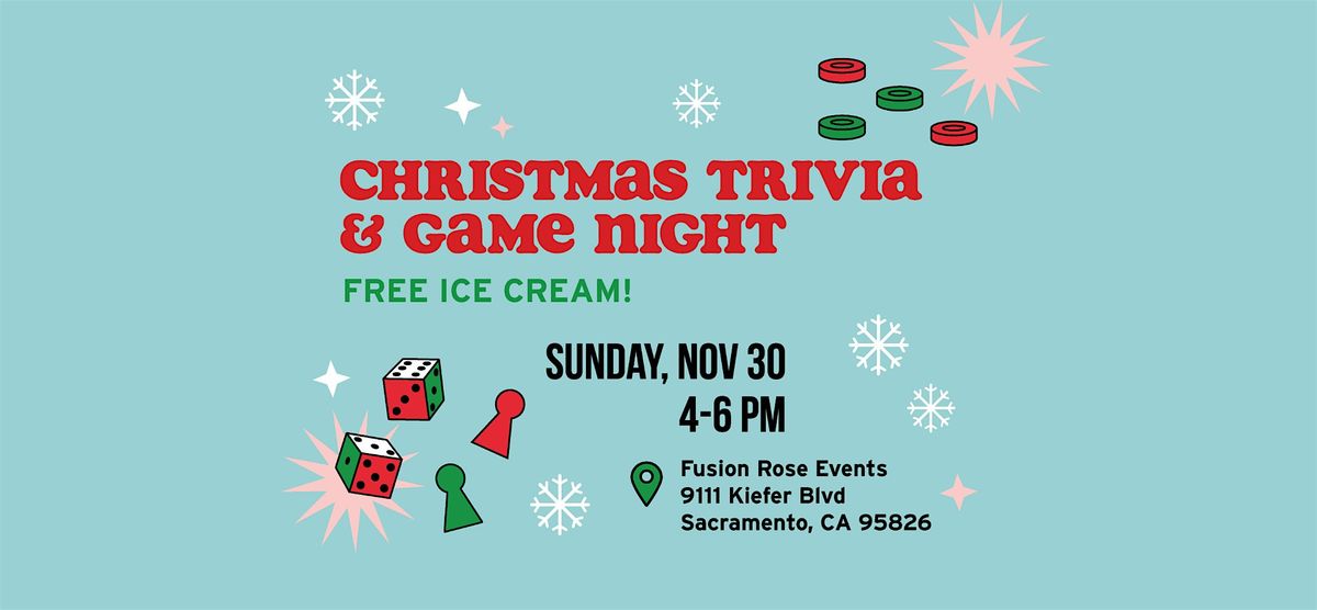 Christmas TRIVIA & Games Night, 30 November | Event in Sacramento | AllEvents