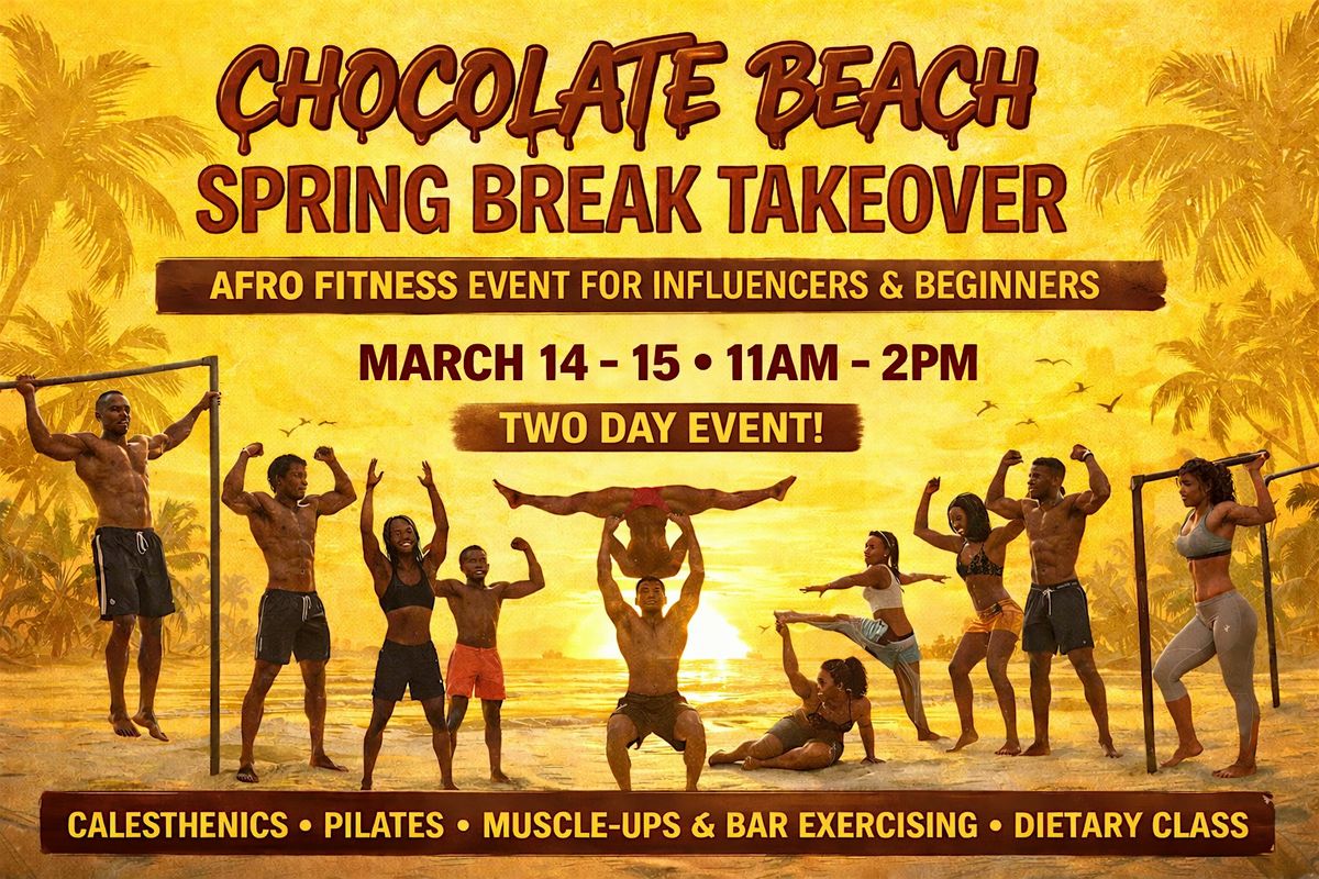 Chocolate beach spring break takeover, Muscle Beach South Beach, Miami ...
