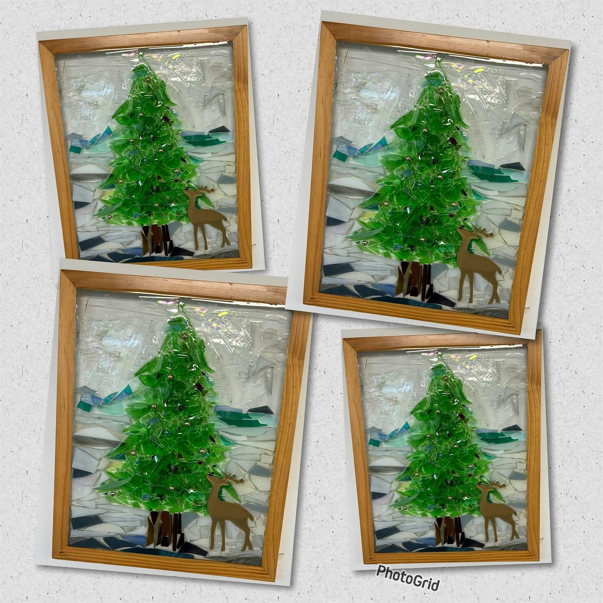 Glass Art Christmas Tree with Deer | Event in Keene | AllEvents