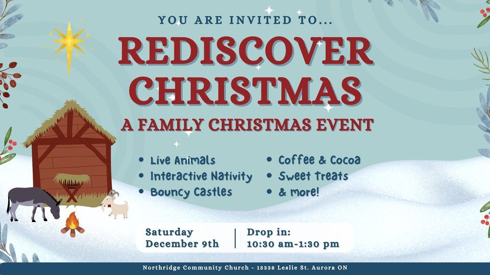 REDISCOVER CHRISTMAS An Outdoor Family Christmas Event, Northridge
