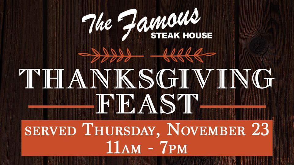 The Famous Castle Rock Thanksgiving Feast, Famous Steak House Castle