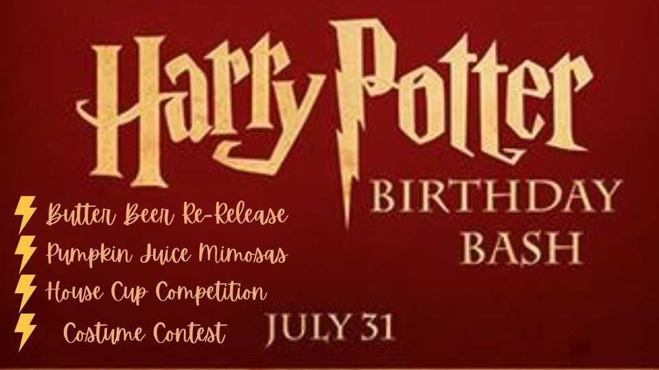 Harry Potter Birthday Bash w/ Butter Beer, Pumpkin Juice Mimosas, House