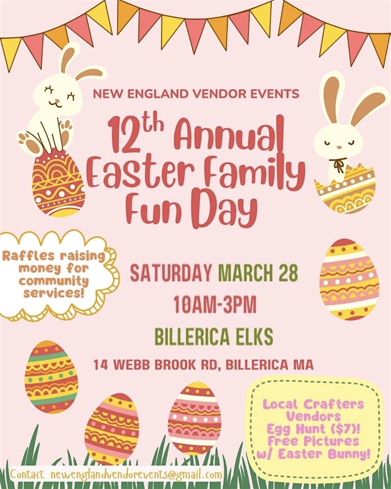 Billerica 12th Annual Easter Family Fun Day