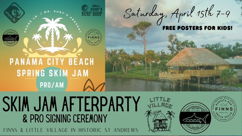SPRING SKIM JAM AFTERPARTY at Little Village & FINNS in Historic St