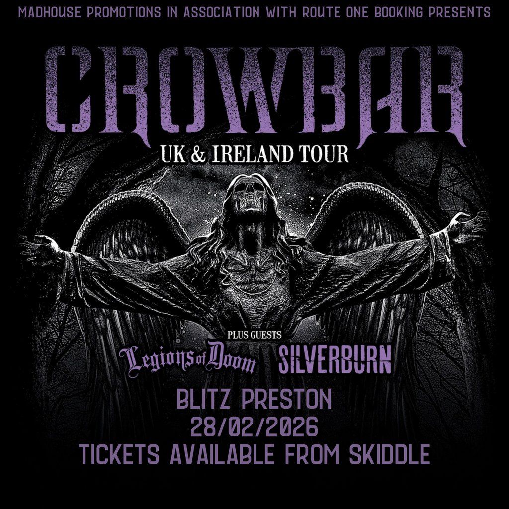 Crowbar Blitz Preston 28/02/2026, 28 February | Event in Preston | AllEvents