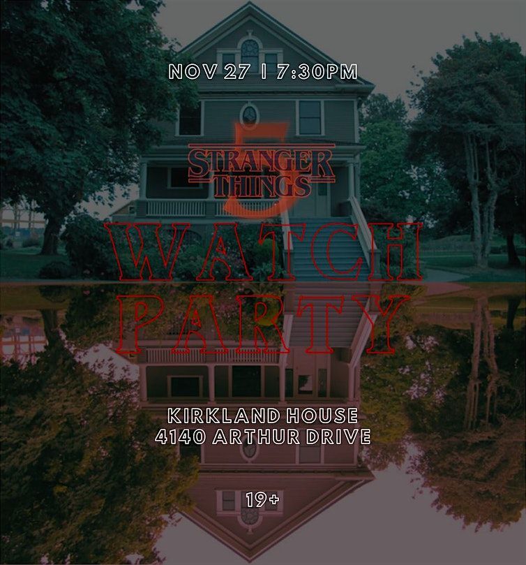 Stranger Things Watch Party | Event in Delta | AllEvents