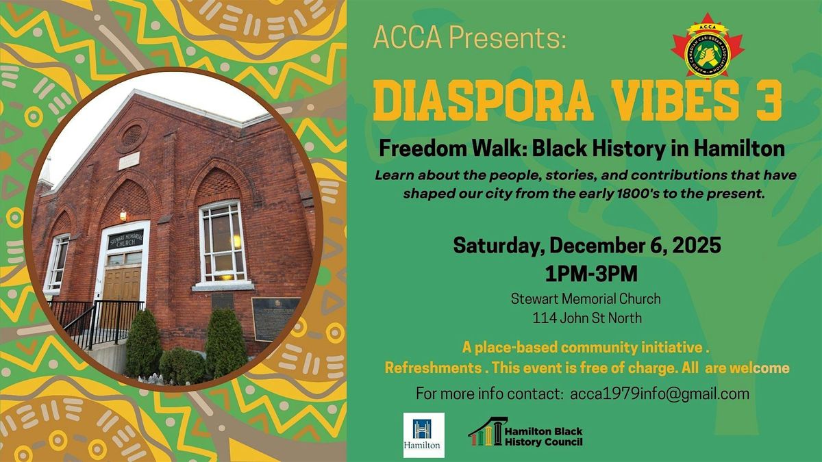 Diaspora Vibes 3, 6 December | Event in Hamilton | AllEvents