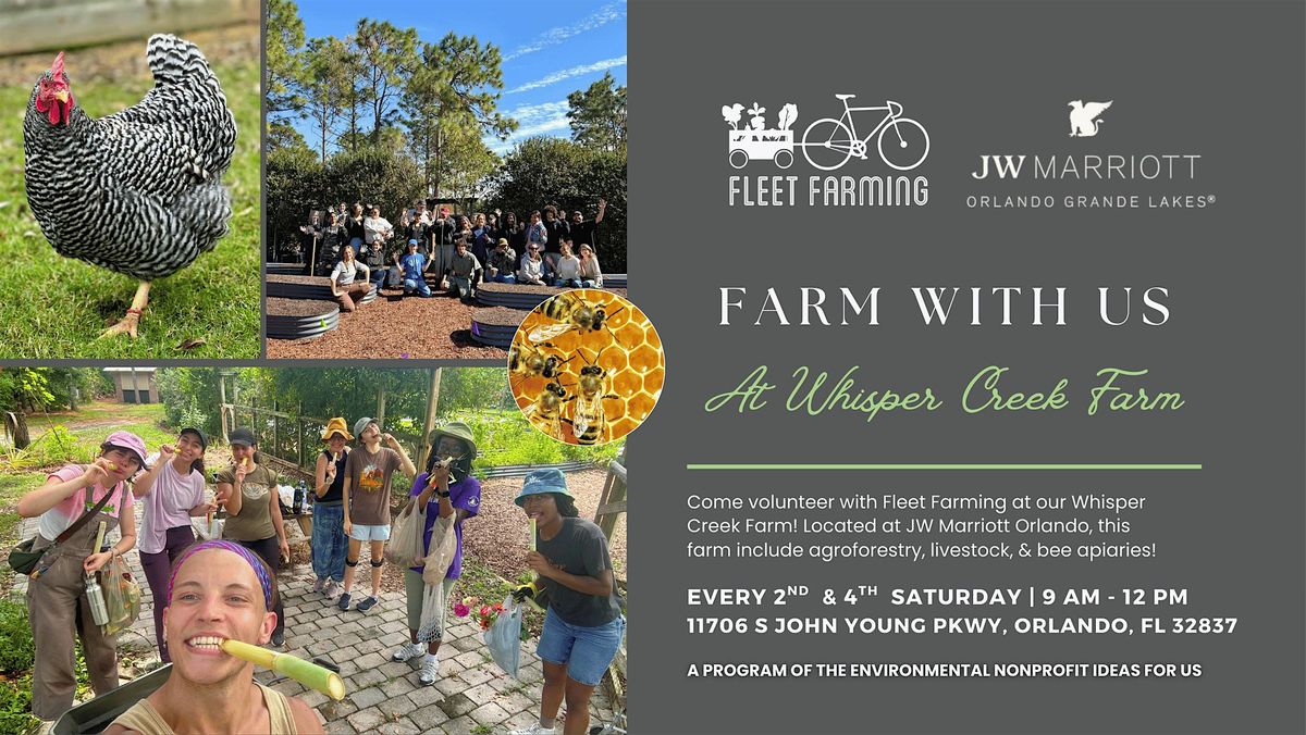 2026 Farm With Us At Whisper Creek Farm!, 10 January | Event in Orlando | AllEvents
