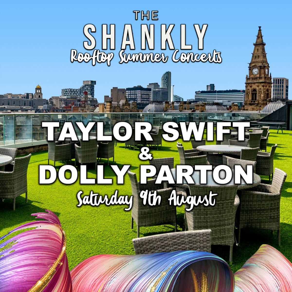 Taylor Swift &amp; Dolly Parton Live - The Shankly Rooftop Summer Concert , 9 August | Event in Liverpool