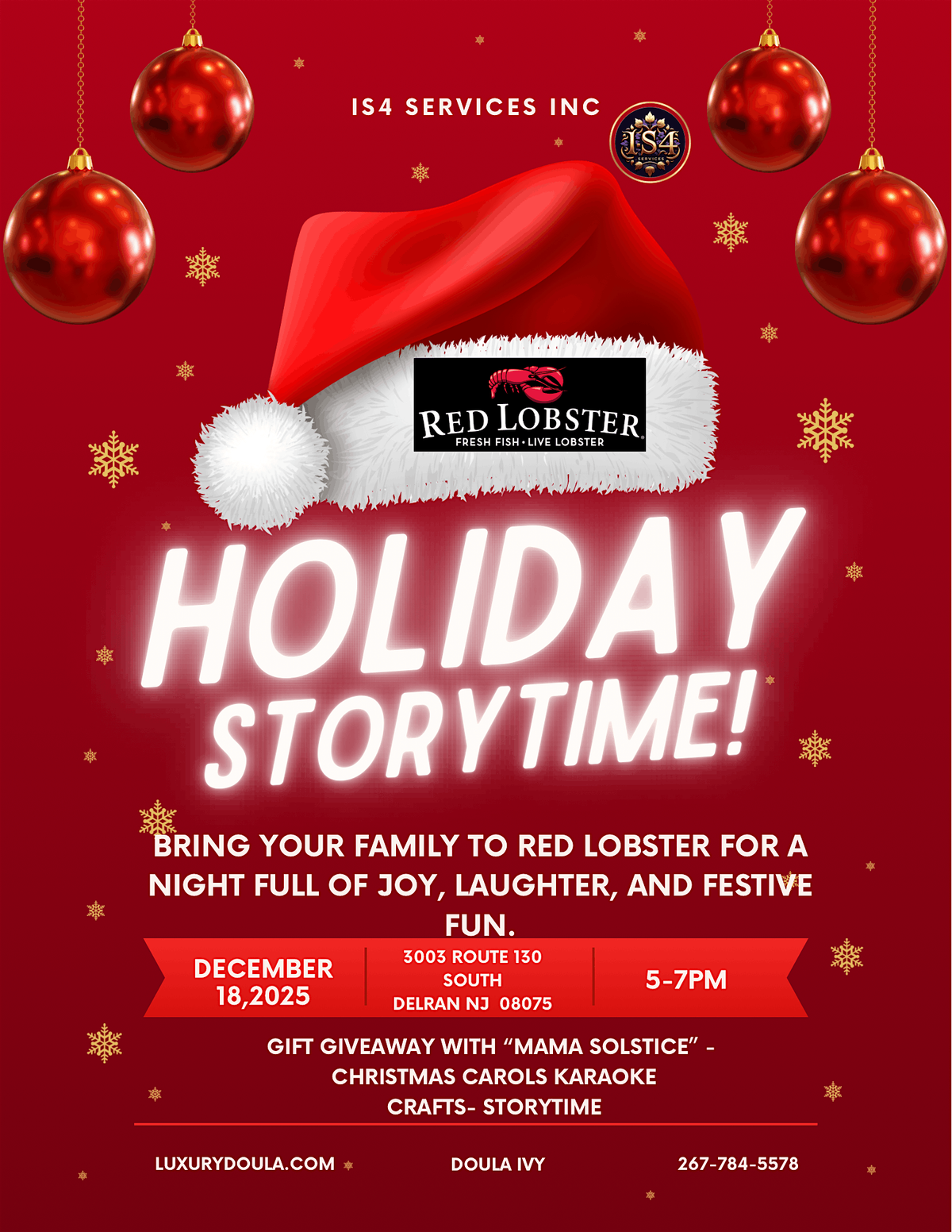 Holiday Storytime, 18 December | Event in Delran | AllEvents
