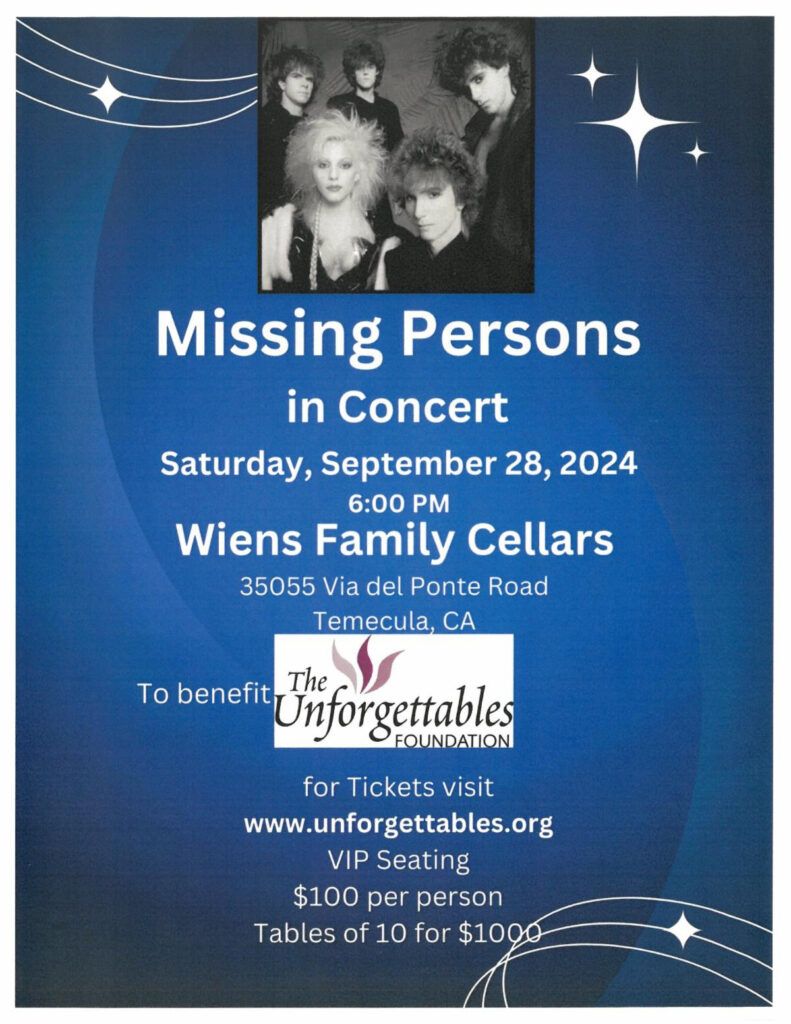 Missing Persons at Morongo Casino Resort and Spa, 22 May | Event in Cabazon | AllEvents