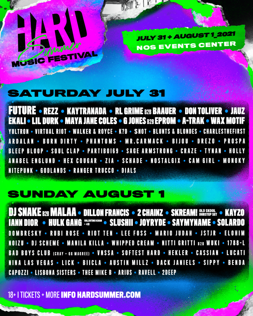 2025 HARD Summer Music Festival - Saturday at Hollywood Park, 2 August | Event in Inglewood | AllEvents