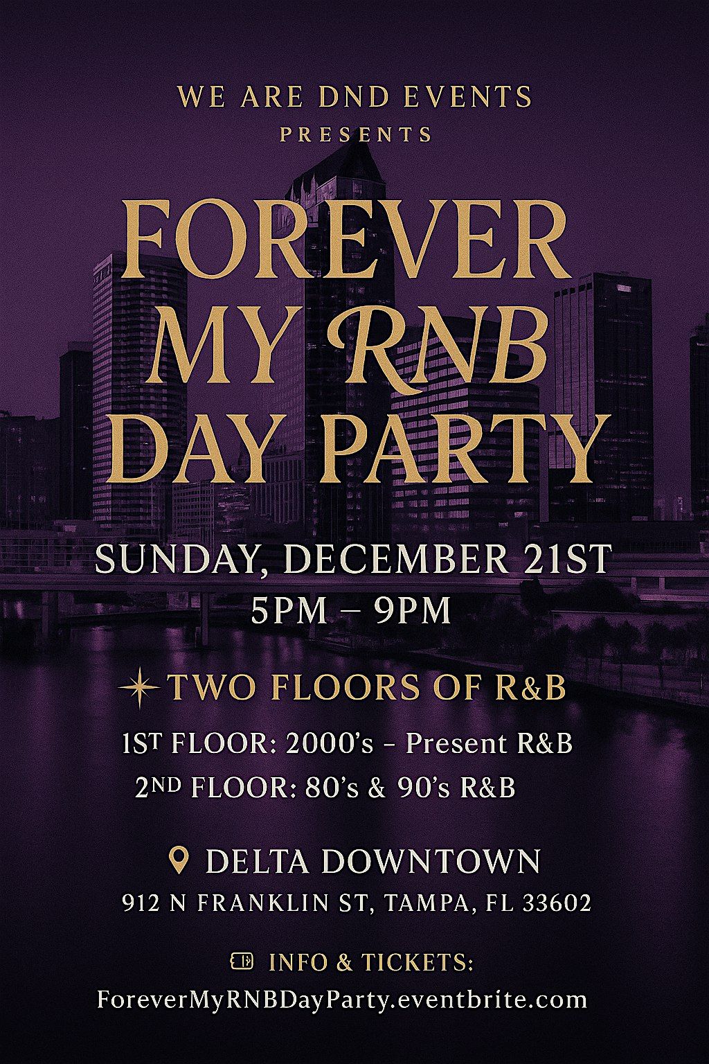 Forever My R&B Day Party, 21 December | Event in Tampa | AllEvents
