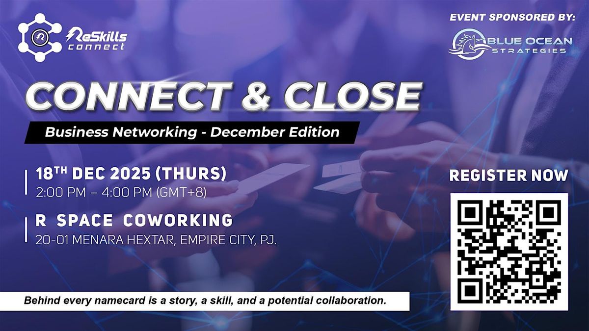 ReSkills Connect Business Networking, 18 December | Event in Petaling Jaya | AllEvents