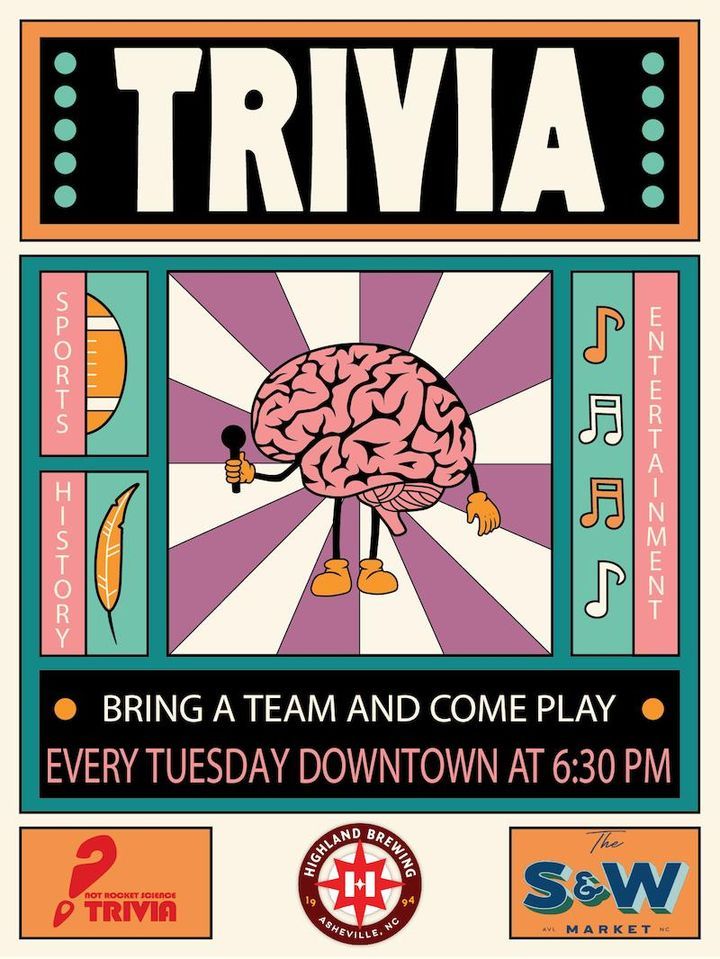 Not Rocket Science Trivia At Highland Brewing Downtown Highland Not rocket science trivia at highland brewing downtown highland