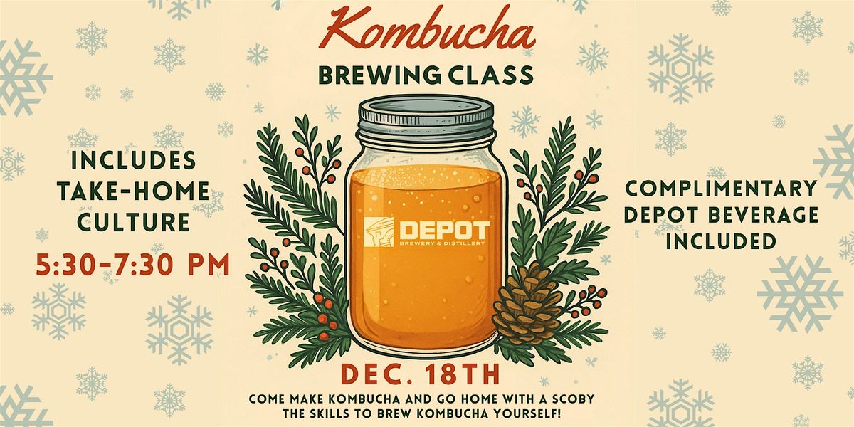 Kombucha Making Workshop at The Depot, 18 December | Event in Reno | AllEvents
