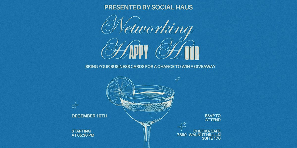 Professional Networking Happy Hour, 10 December | Event in Dallas | AllEvents