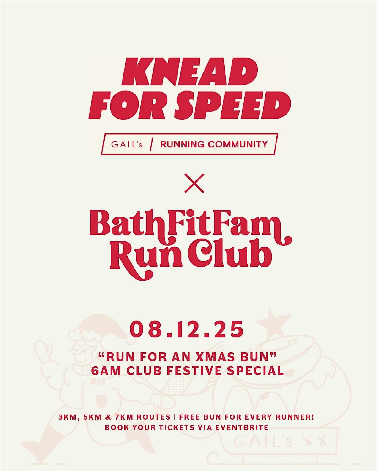 BFF 6am Club x Gail's (Run For Your Chrismas Bun Special), 8 December | Event in Bath | AllEvents