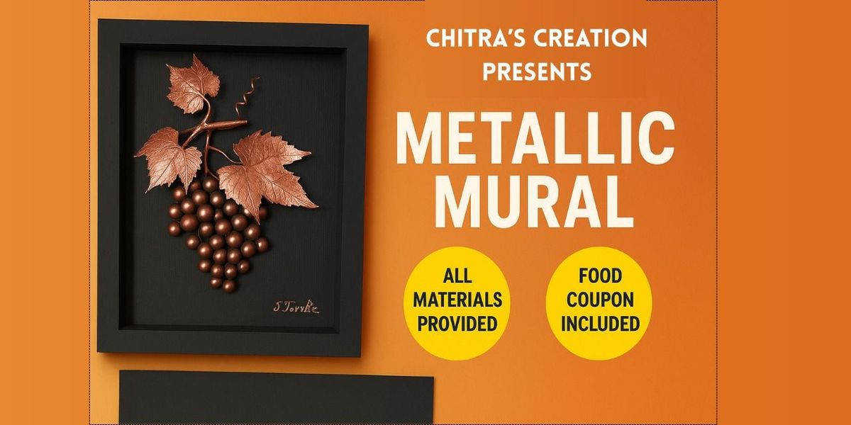 Metallic Magic Mural Workshop, 30 November | Event in Indore | AllEvents