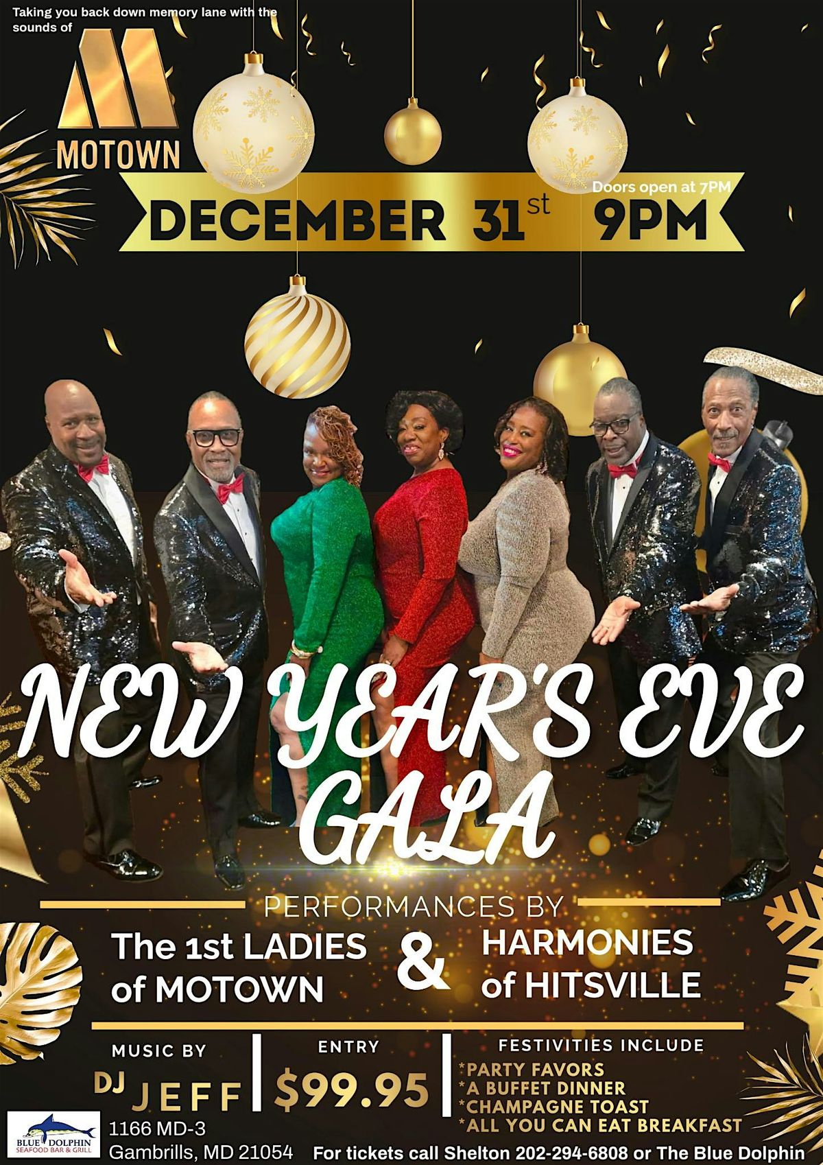 Motown New Year's Eve Gala, 31 December | Event in Gambrills | AllEvents