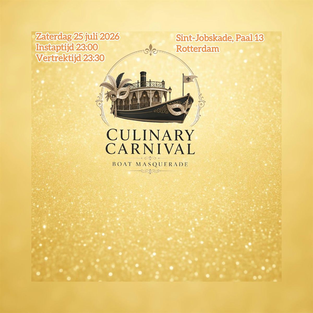 Culinairy Carnival Boat Masquerade