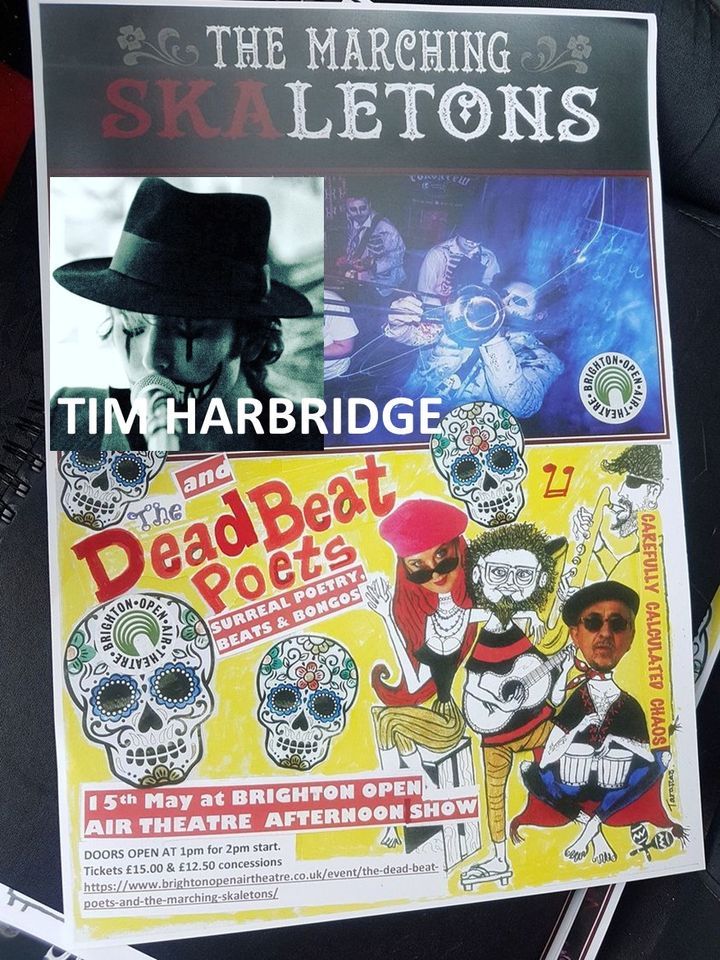 THE DEAD BEAT POETS, TIM HARBRIDGE AS FLICK WOODBINE AND THE MARCHING SKALETONS - Vimarsana News