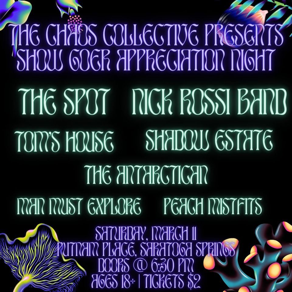 2 show goer appreciation night Putnam Place Saturday, March 11th, 63