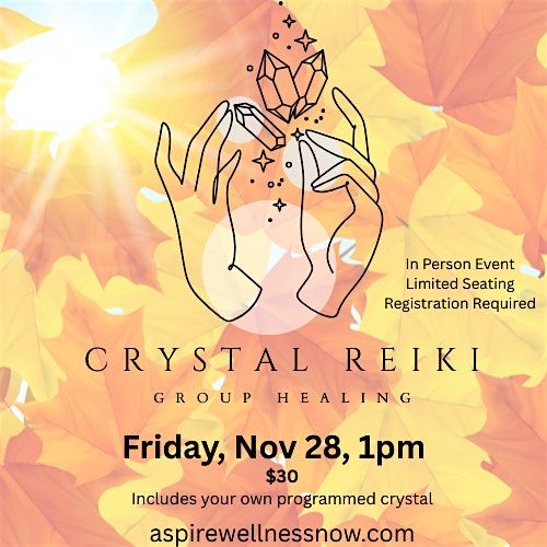 Crystal Reiki Group Healing Session | Event in Newark | AllEvents