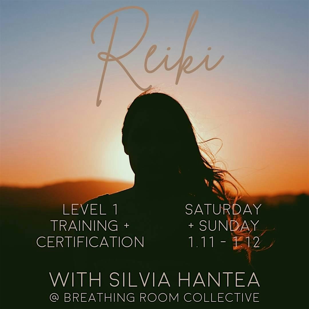 Reiki Level 1 Training + Certification with Silvia Hantea, 10 January | Event in Hillsboro | AllEvents